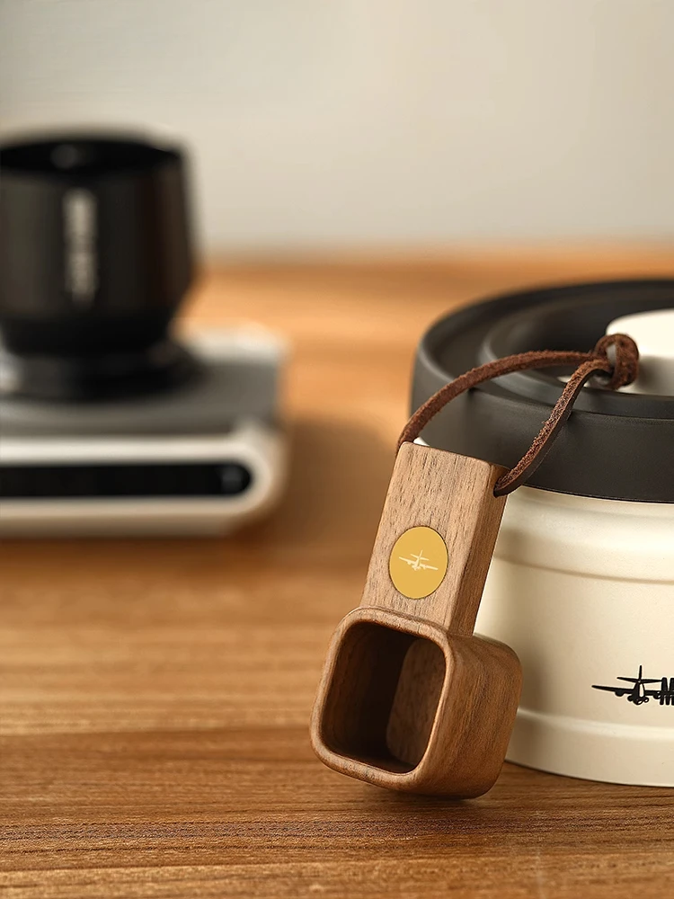 For MHW-3 Bomber Jove Japanese vintage walnut short-handled coffee beans/powder spoon