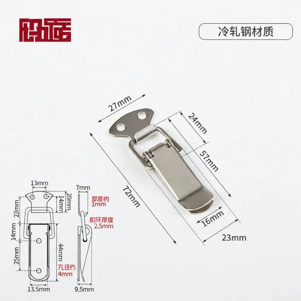 Stainless Steel Toggle Latch Catch Clamp For Wood Toolbox Case Cabinet Fastener Hardware Fitting Secure Closure Mechanism
