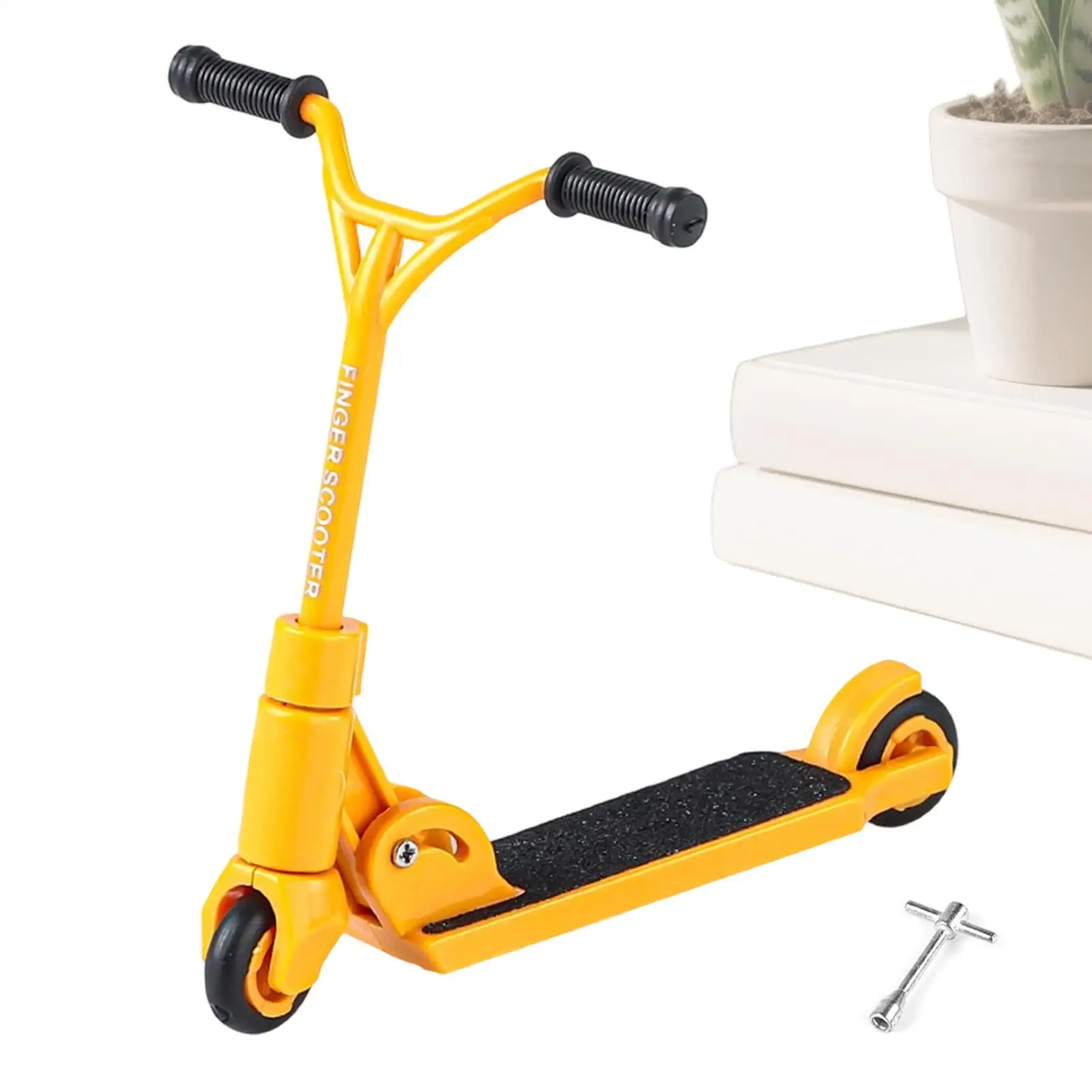 

Miniature Finger Scooter Decorative Relaxing Foldable Sliding Fidget Toy Scooter Shape For Men Adults Children Students