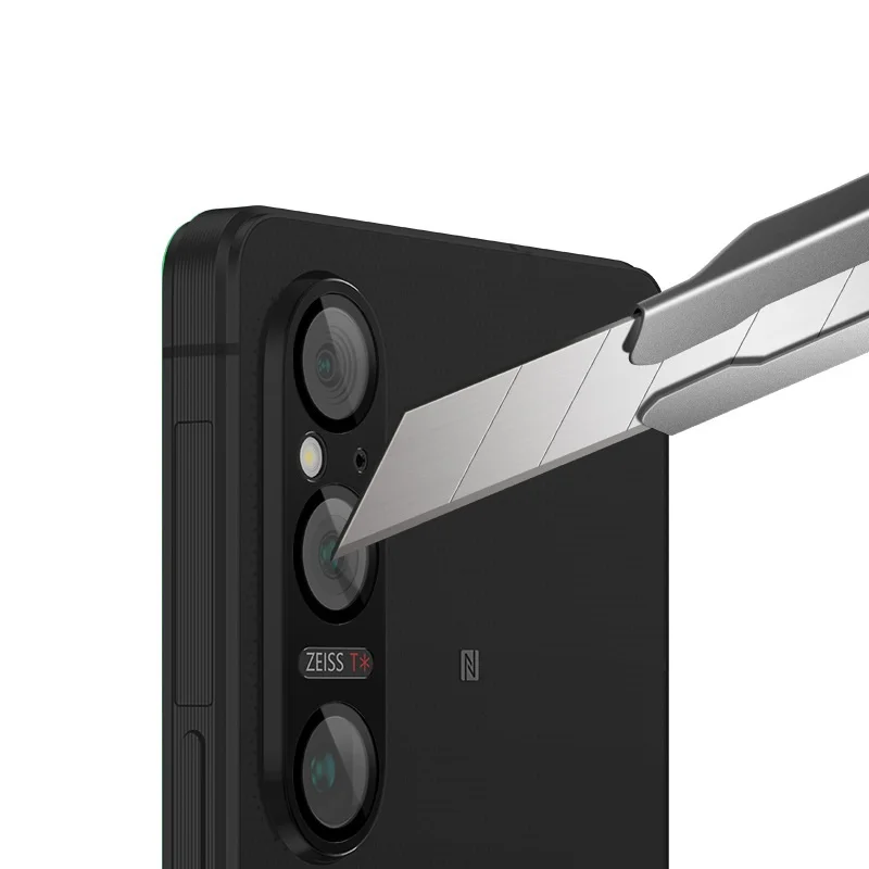 for Sony Xpenia 1 VIll Camera Bezel Color Metal Frame Cover Anti Scratch Tempere Glass Film Slim Lens Protector Cap Sticker