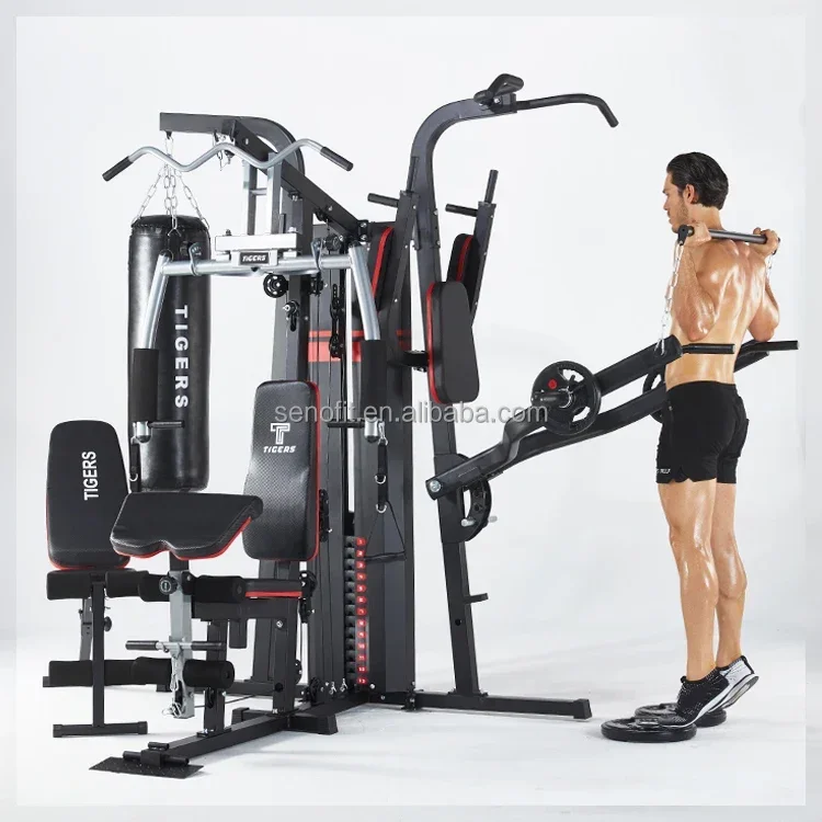 Home Multi Gym Fitness Equipment Comprehensive Training Large Combined Strength Workout Trainer Mutli Function Station