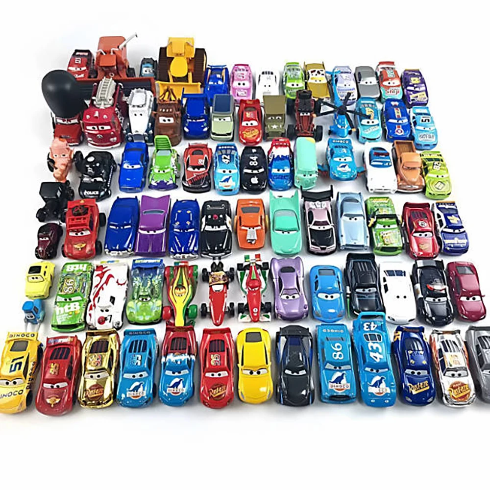 Coches de Disney Pixar, modelo de coche Lightning McQueen, juguete de metal, vehículos, regalos creativos de cumpleaños para niños