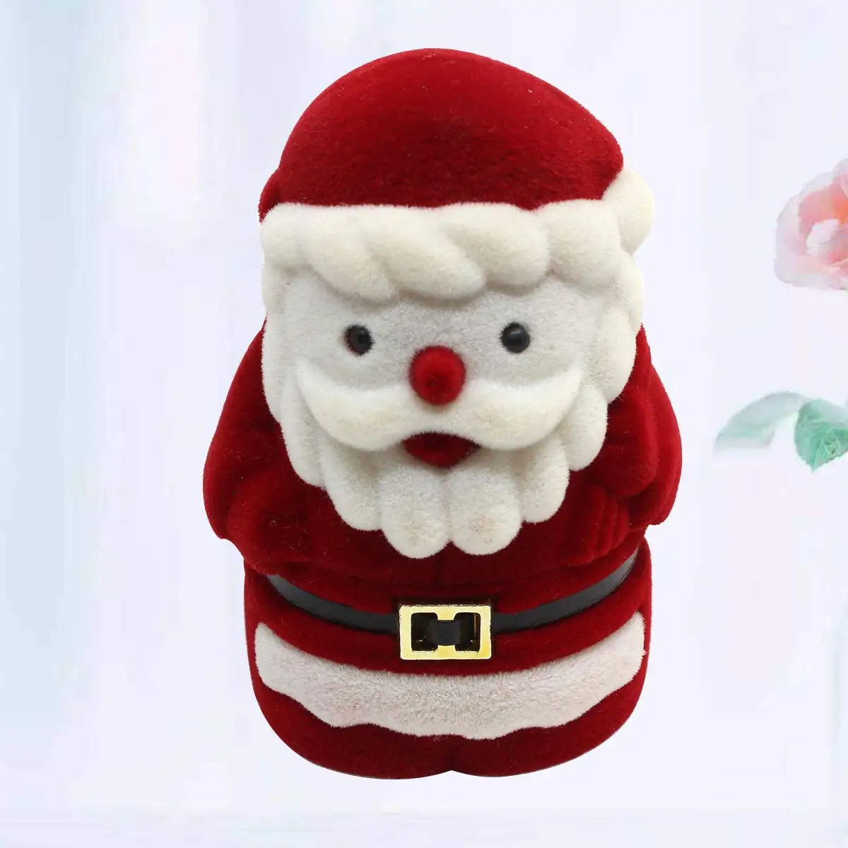 

Santa Themed Jewelry Box Christmas Storage Case for Earrings Rings Necklaces Bracelets Pendants Brooches Small Jewelry Organizer
