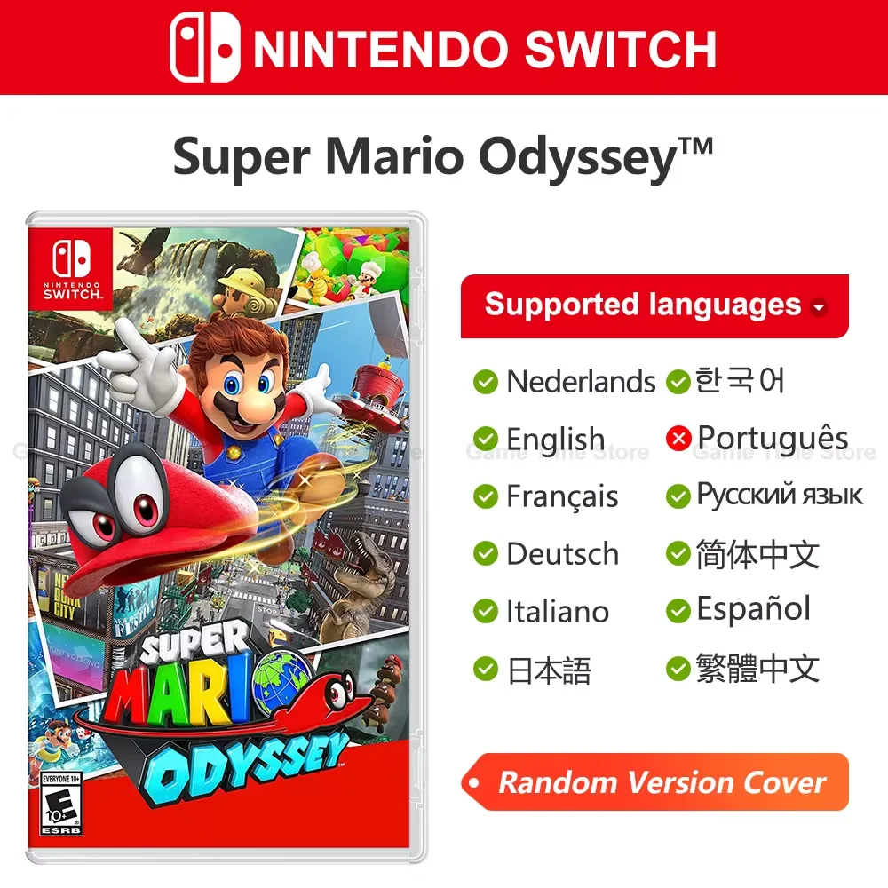 Super Mario Odyssey Nintendo Switch-spelaanbiedingen 100% officiële fysieke gamekaart Genre Action Platformer voor Switch OLED Lite