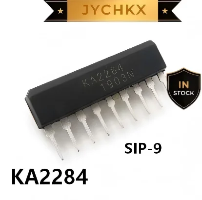10PCS KA2284 SIP‑9 ZIP‑9 5‑Dot LED Level Meter Driver IC Logarithmic AC DC Signal Indicator Chip For Audio VU Meter Amplifier