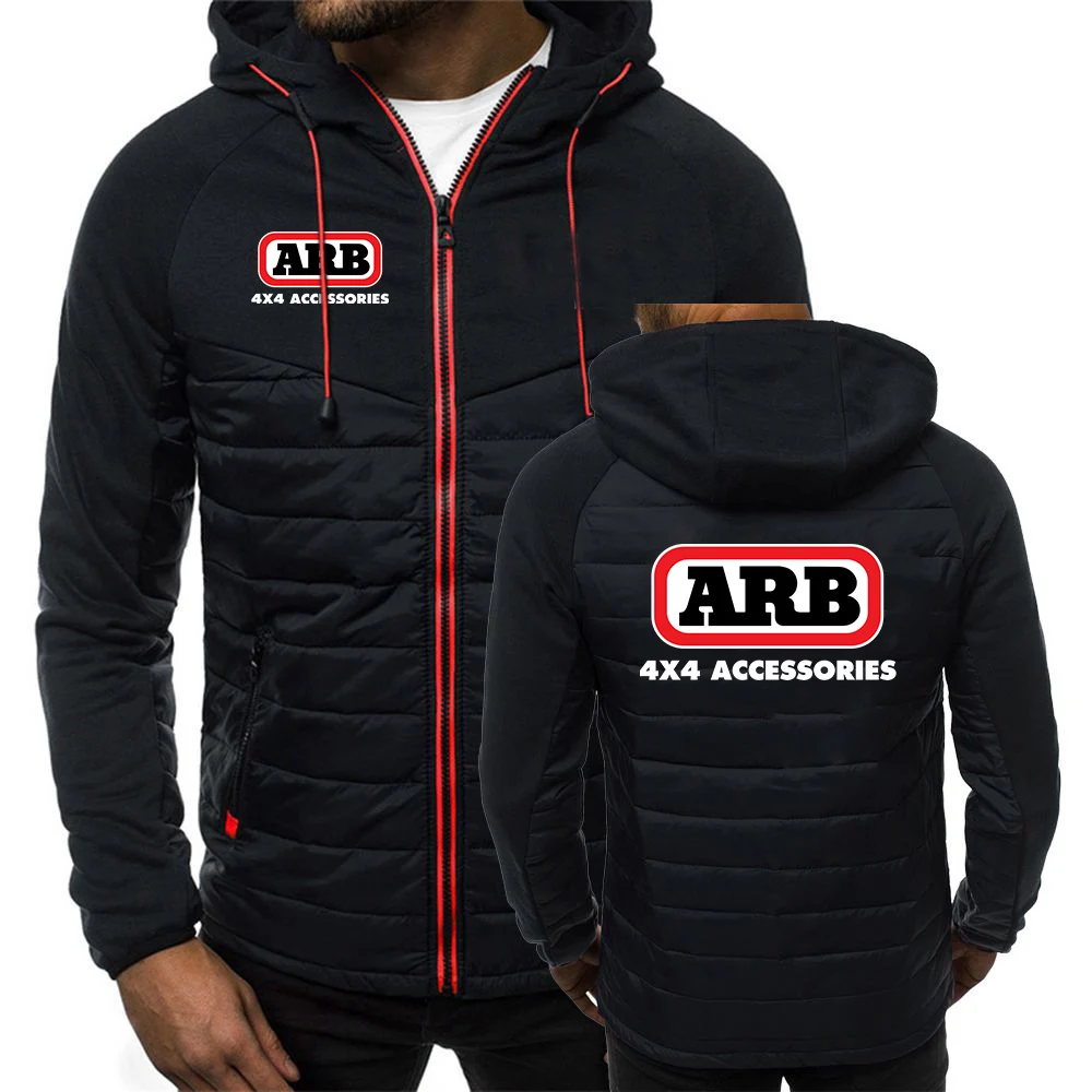 ARB 2026 Men's Autumn Cotton Thermal Hoodie Resistant Mountaineering Jacket Multi Functional Casual Outdoor Sport Coat
