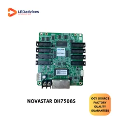 Novastar DH7508s DH7508 Receiving Card Full Color LED Display Gigabit Ethernet 256×256@60Hz 8 HUB75E Renatl Fixed Screen DH7508