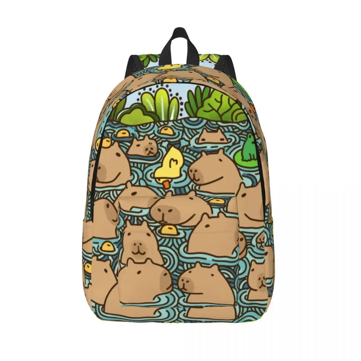 

Summer Capybaras Backpack Cartoon Rodent Cute Aesthetic Backpacks Women Men Travel School Bags High Quality Rucksack Christmas