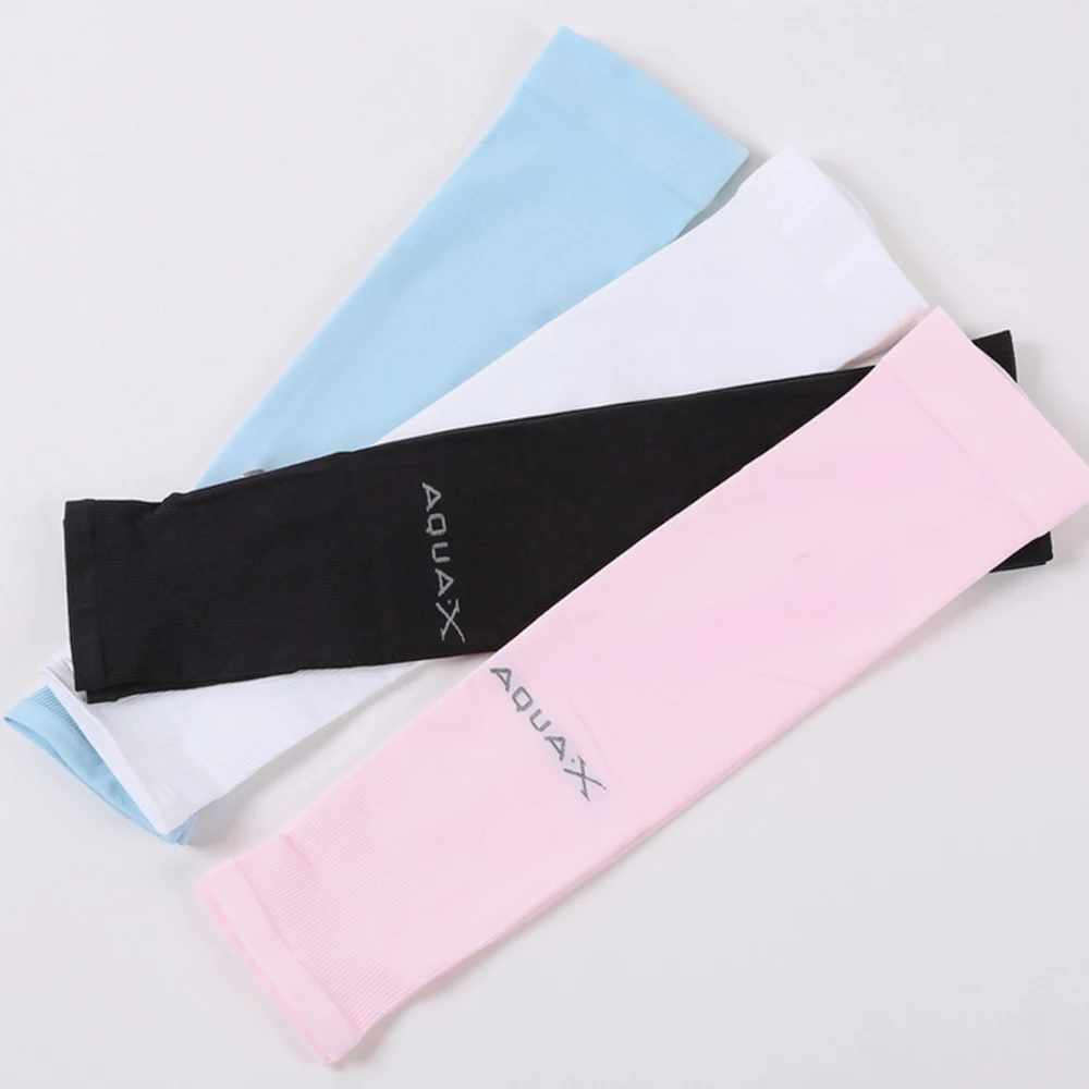 

New Breathable Arm Sleeves Loose UV Protect Ice Sleeve Arm Cover Running Summer Cooling Sun Protection Gloves Outdoor