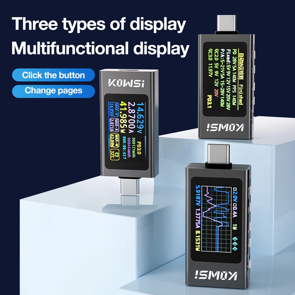 НОВЫЙ цифровой измеритель напряжения и тока постоянного тока 3,3-36 В 0-12 А Вольтметр Амперметр Измеритель мощности Измерение емкости