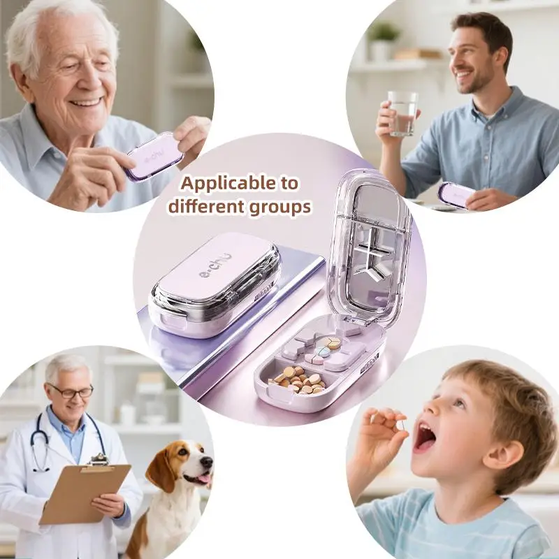 3in1 الطب القاطع قطع دقيق إلى نصف/الثالث/الرباع المخدرات مقسم المنظم المحمولة اللوحي تقسيم حبوب الفاصل #4