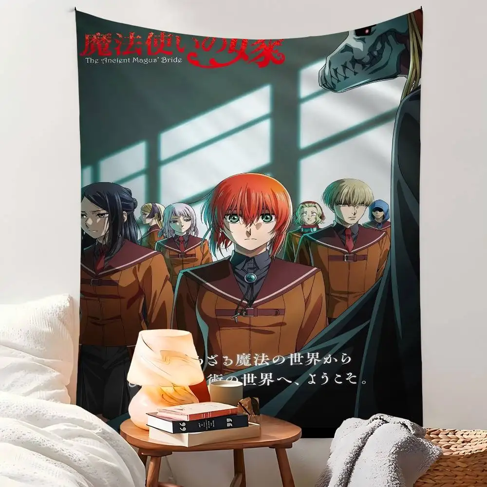 Аниме гобелен A-Ancient Magus B-Bride, цветной