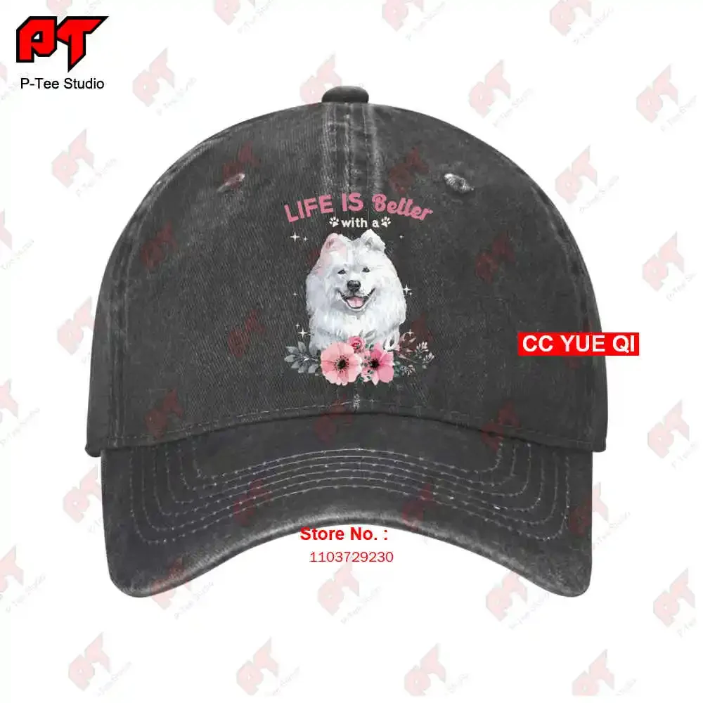 Funny Dog Mom Dad Japanese Spitz Dog Lover Owner Baseball Caps Truck Cap STKE