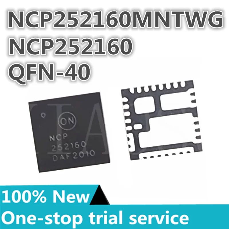 

5-100pcs %New NCP252160MNTWG silkscreen NCP252160 252160 QFN-40 gate driver chip