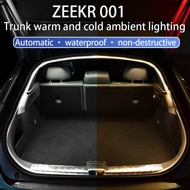 For ZEEKR 001/7X/007 trunk lights, tail lights, atmosphere lights, auto accessories, car interior decoration