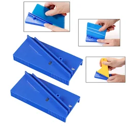 Car Wrap Plastic Squeegee Trimmer Hard Card Scraper Sharpening Tool Skiving Knife Cutter Window Tinting Tool Skiving Sharpener