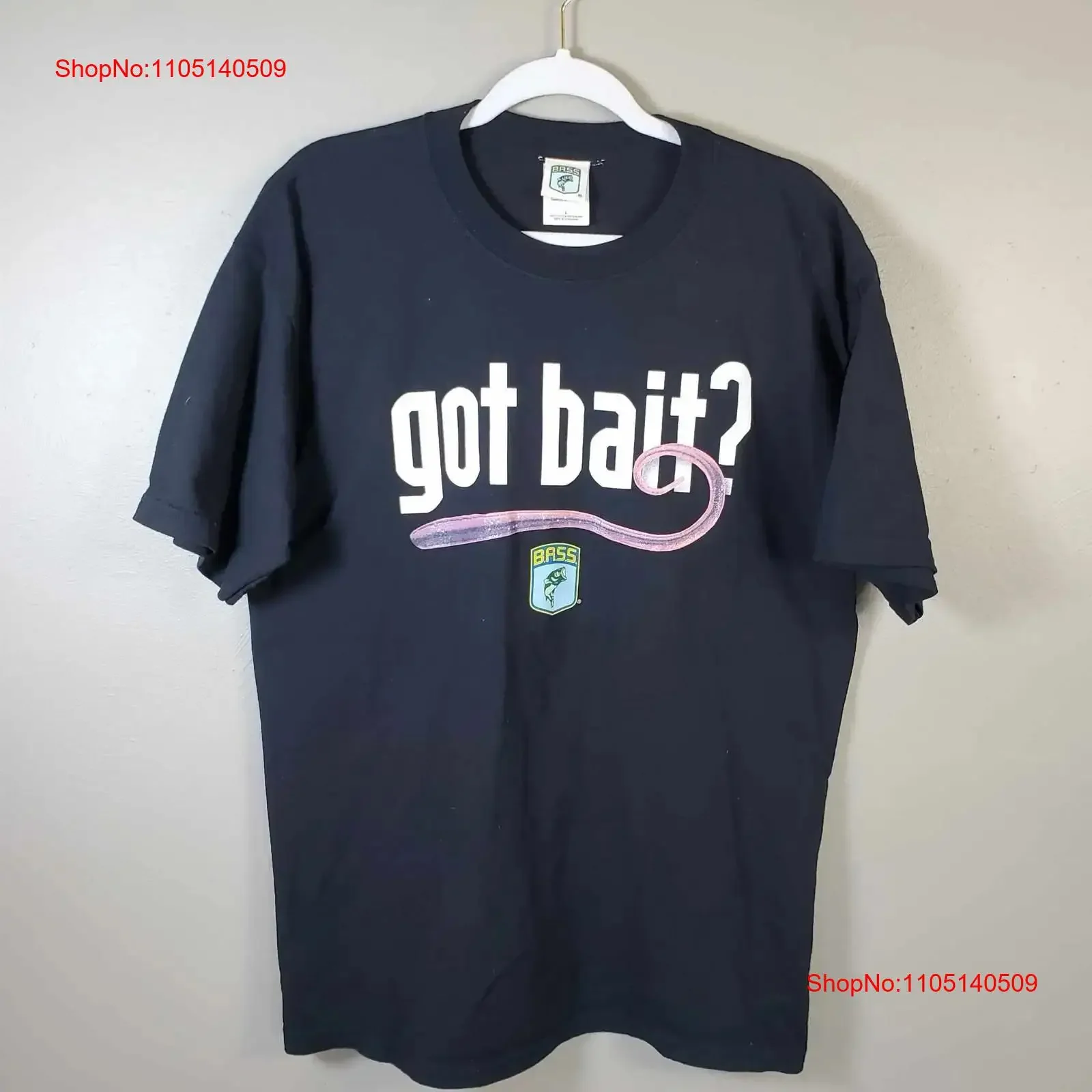 

Винтажная футболка для рыбалки, мужская B A S Y2K, турнирный рыболовный окунь, большой L, винтажная стираная уличная одежда, мягкая, слегка повседневная