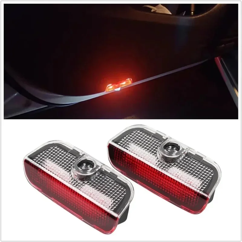 LED Car Door Interior Welcome Warning Light For VW Tiguan MK1 MK2 1 2 Scirocco MK3 Touran 5T1 Teramont T-ROC Arteon CC Sharan 7N