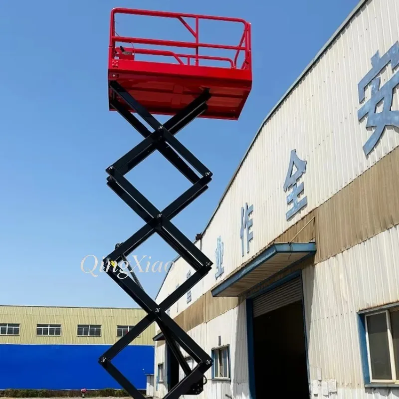 FOB Price Aerial Work Platform Self Propelled Crawler Hydraulic Scissor Lifting Table Track Type Construction Maintenance Using view 5