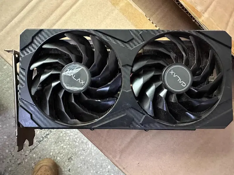 

The Radiator Cooler for GALAX RTX3070ti 1-Click OC Dubal Fans Video Card with Backplate