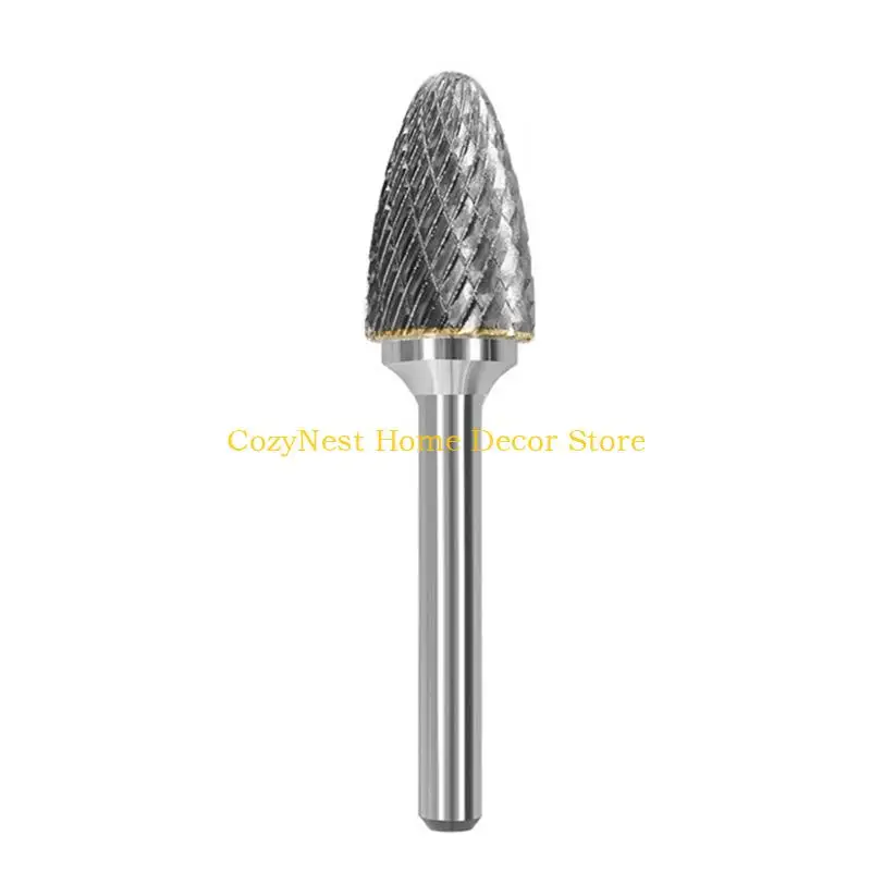 92MF Carbides Rotary File Tool Double /Single Flute Design Point Burr Die Grinders For Metalworking Carving Polishing