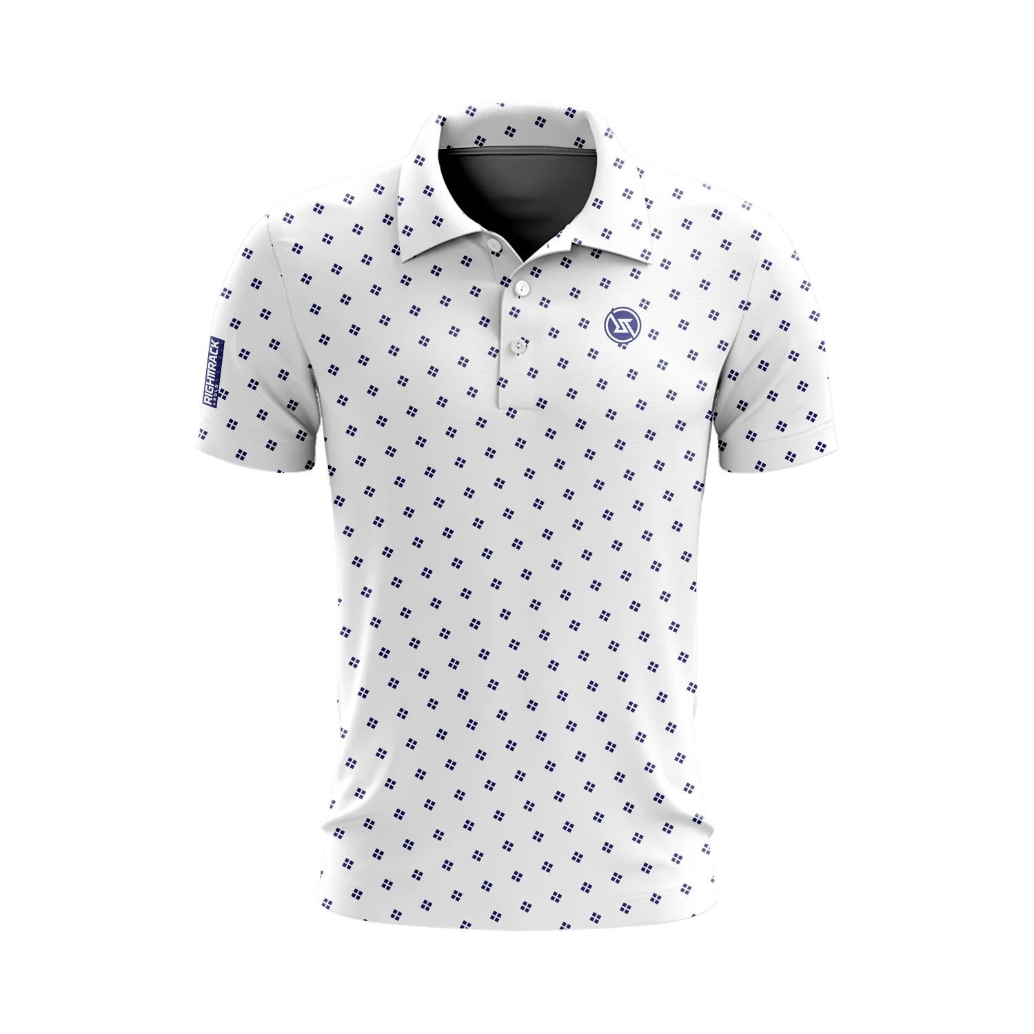 Summer Men's Casual Polo Shirt Golf Billiards Bowling Ultimate Simplicity Apparel RightTrack Gear