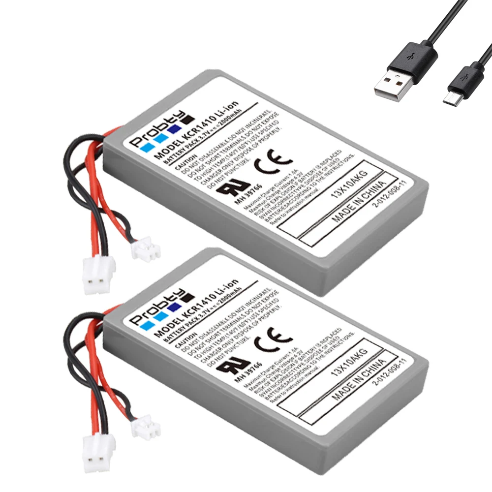 2Pcs 2000MAh Baterai untuk Sony Gamepad PS4 Baterai Dualshock4 V1 Wireless Controller Baterai Isi Ulang CUH-ZCT1E CUH-ZCT1U