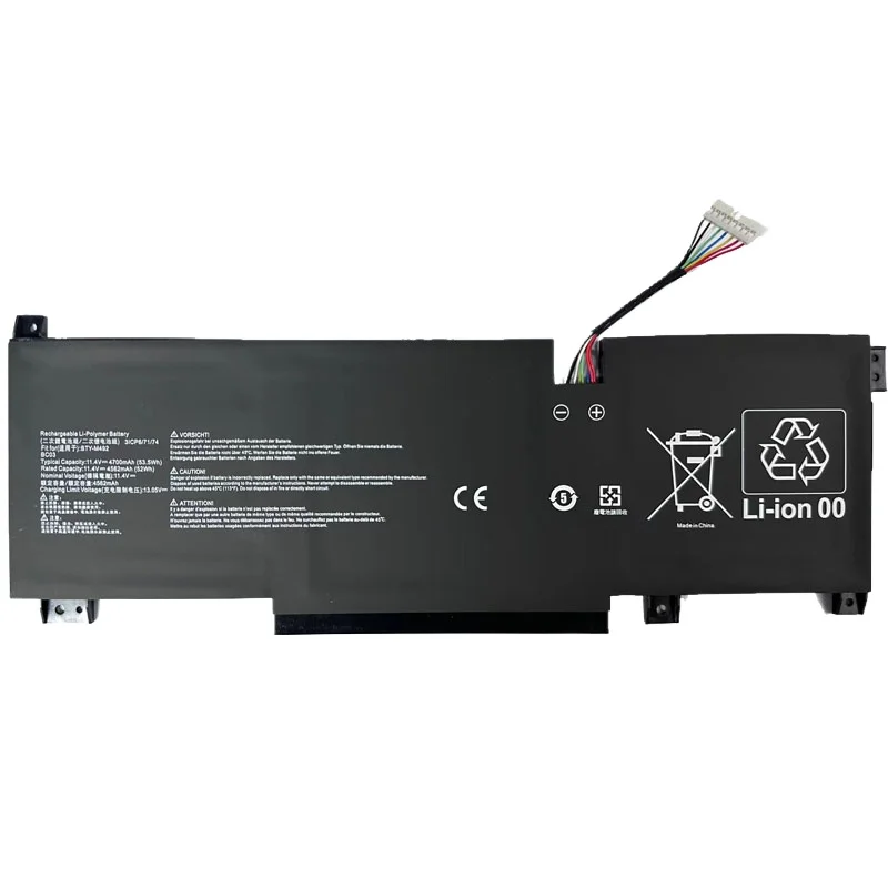 Laptop Battery BTY-M492 for Msi Bravo C7VF Stealth A13VF-021UK Sword 15 A13V A11UE A11UG Cyborg A12VF CrosshAir 17 A11UCK A11UDK