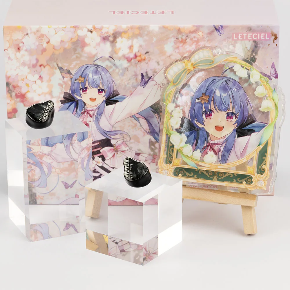 Leteciel Encore 4 المحرك المتوازن + 2 سائق ديناميكي هجين 2pin 0.78 ملم HiFi Audiophile IEM سماعات أذن سلكية داخل الأذن