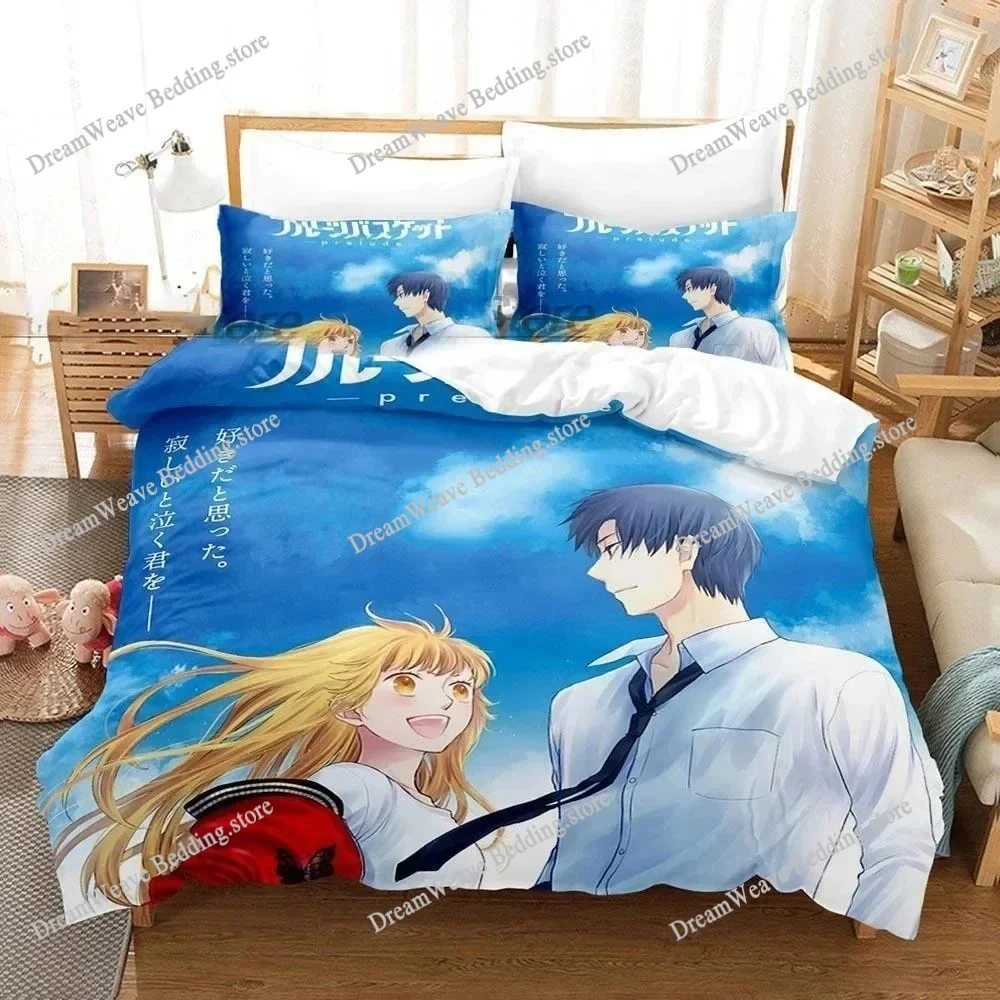 

Anime Fruits Basket Bedding Set Boys Girls Twin Queen Size Duvet Cover Pillowcase Bed Boys Adult Fashion Home Textileextile