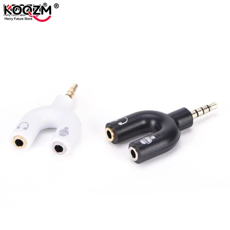 u-образный-адаптер-для-наушников-35-мм-штекер-Гнездо-Двойной-совместный-сплиттер-стерео-аудио-выход-микрофон-сплиттер-для-наушников