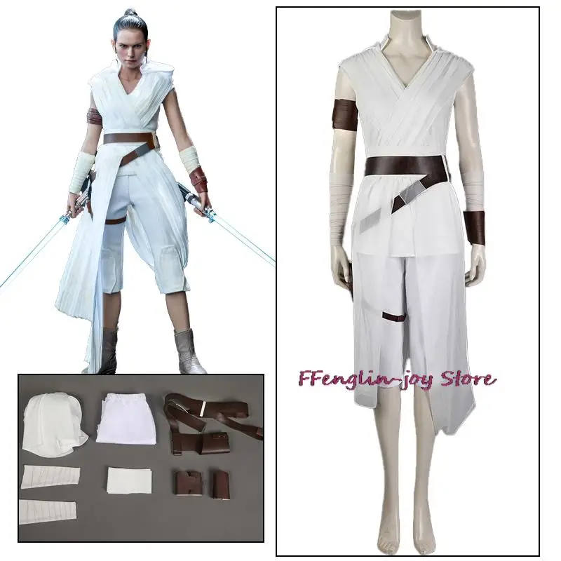 

The Rise of Skywalker Rey Cosplay Costume Movie Character Uniform Set Comic Con Performance Halloween Carnival Costumes