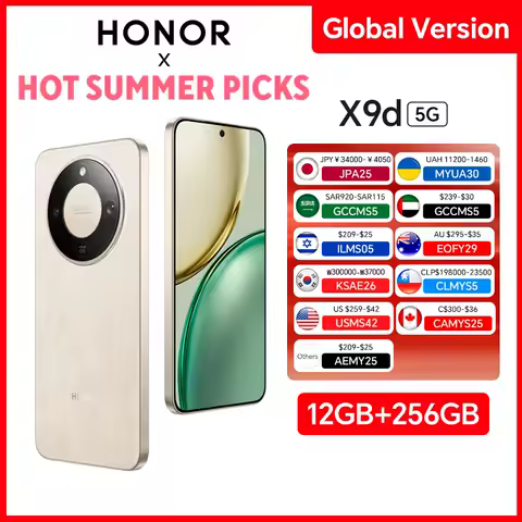 HONOR X9d Global Version 12GB+256GB 5G Smartphone...