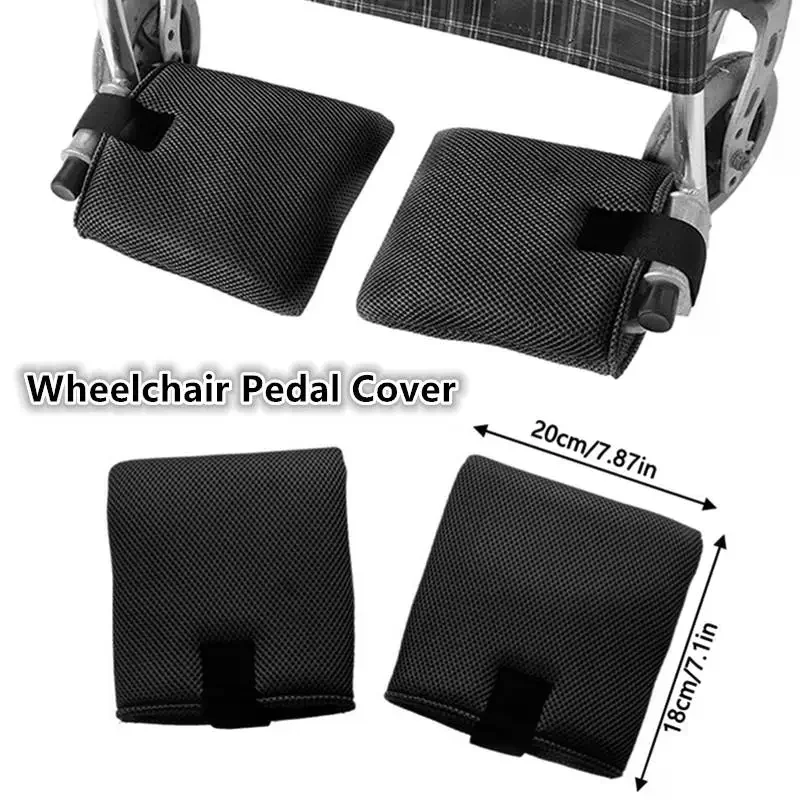 /JCS/Footrest Pads Footplate Protector Pad Leg Rest Cushion Foot Protection Pads For Preventing Foot Being Scratched Wheelchair