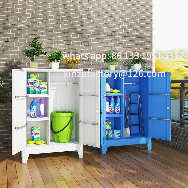 

Customizable Sundries Storage Cabinet Stainless Steel Tool Vacuum Cleaner Cleaning Cabinet