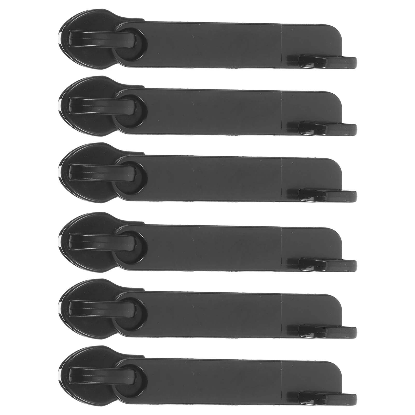 

6pcs Luggage Zipper Pulls Suitcase Slider Jacket Repair Kit Universal Replacement Parts Travel Accessories Durable Metal Smooth