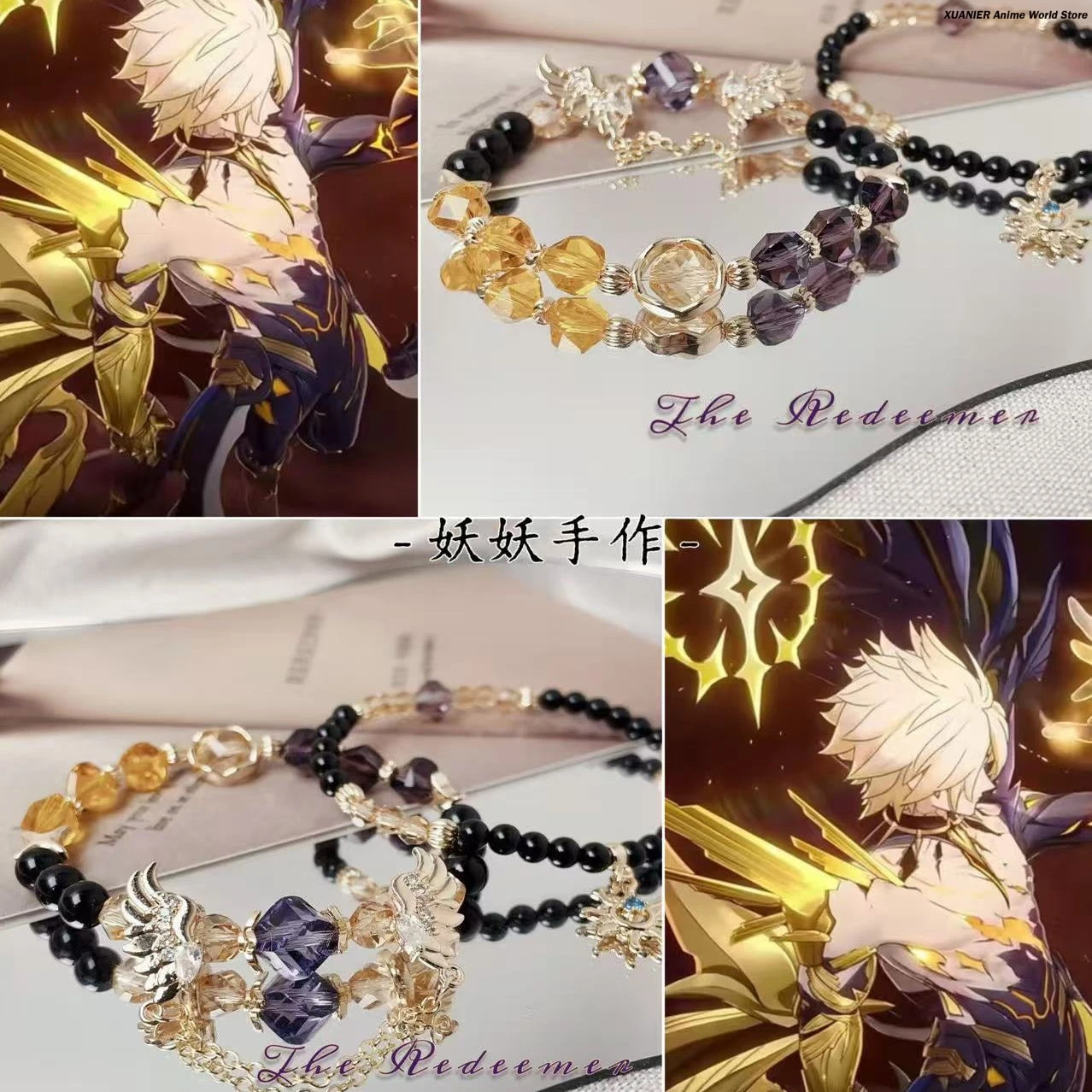 

Game Bracelets Phainon Honkai：Star Rail Jewelry Hand Chain Handmade DIY Accessories Props Cosplay Couples Girl Birthday Gift