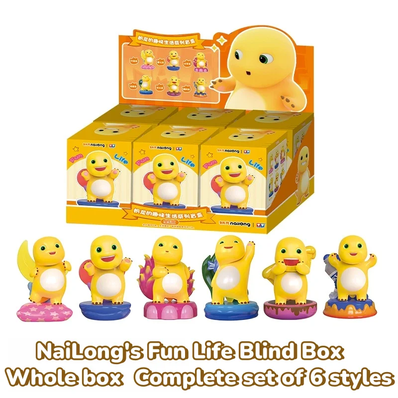 AULDEY Original NaiLong 's Fun Life Series Blind Box Tide Play Figure Desktop Toys for Boys ＆ Girls Gift Collectible Ornaments