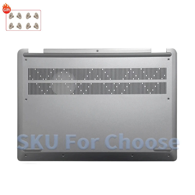 Серебристая новая сменная крышка для Ideapad Flex 5 14ALC7 14IAU7 82R9 82R7, чехол для ноутбука, задняя крышка ЖК-дисплея/подставка для рук/нижняя часть