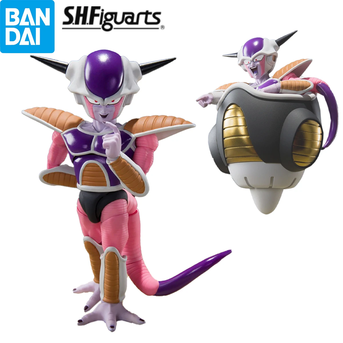 

100% Original in Stock Bandai Spirits S.H.Figuarts Dragon Ball Z Frieza - First Form & Freezer Pod Anime Figure Action Figure
