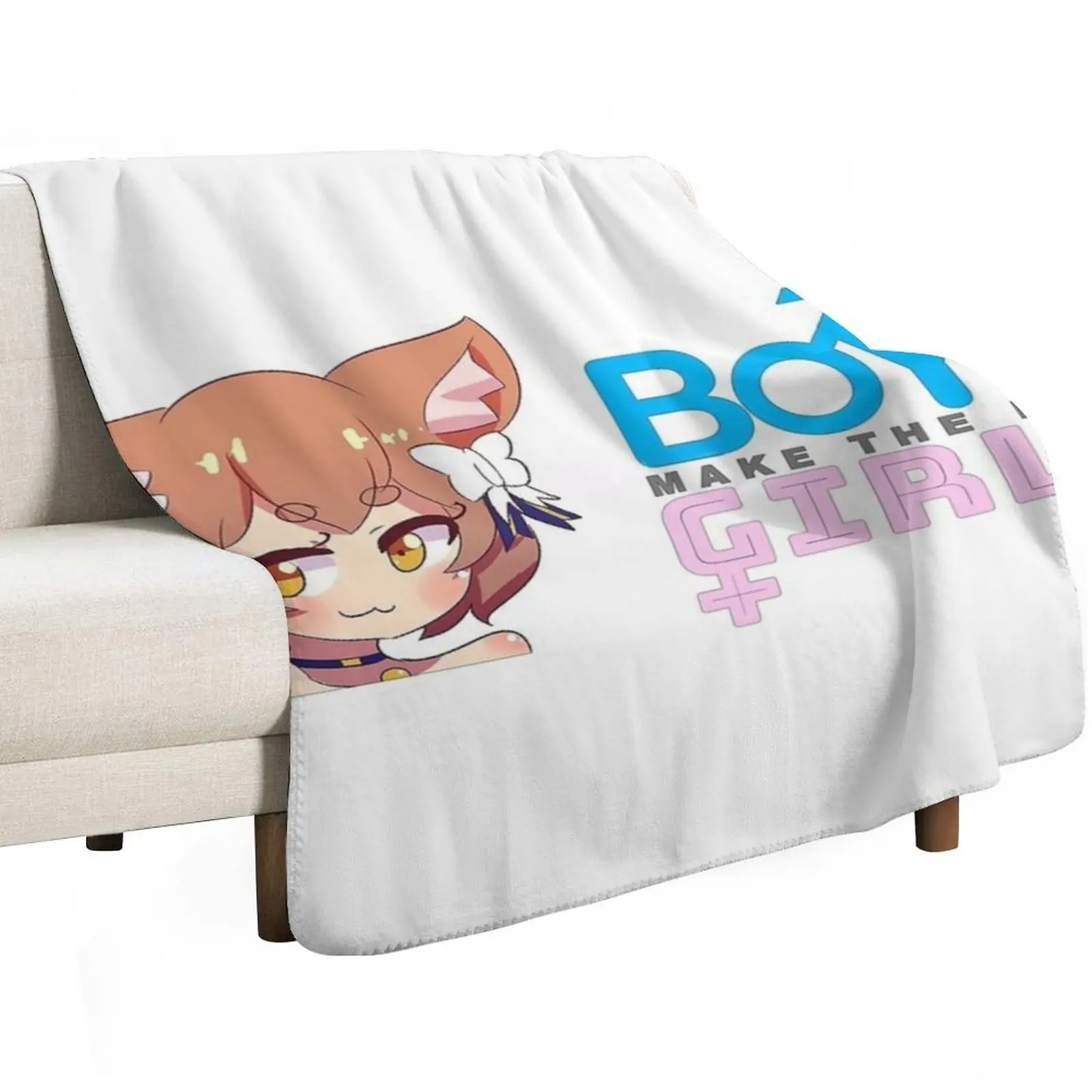 Felix Argyle Boys Make The Best Girls Throw Blanket Hairys Furry sofa bed Sofa for sofa blankets ands Blankets