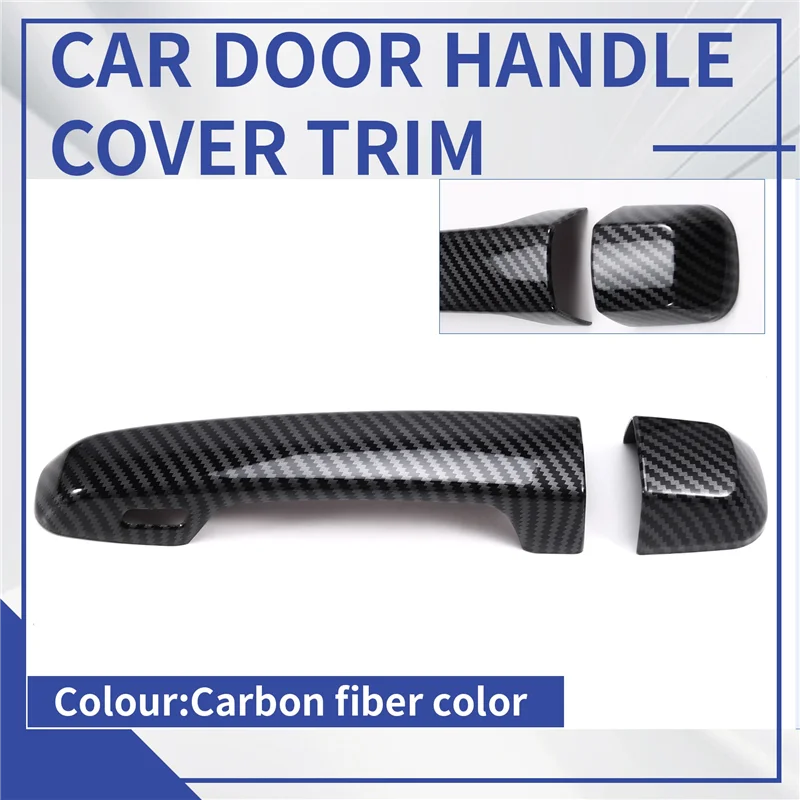 

Car Exterior Door Handles Cover Exterior Door Handles Scratch Protective Decor For Toyota 4Runner 2010-2024-AU62