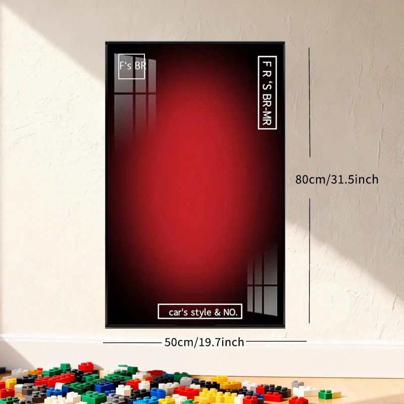 2026 NEW Wall Mount Display box Display Wallboard suitable for LEGO 42207F1 SF-24 building block car model Photo Frame image 3
