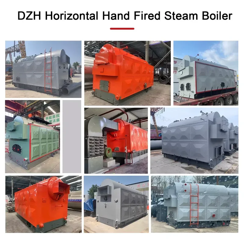 i Dzl1ton Industrial Water Tube Horizontal New Low Pressure 4-20 Ton/Hour Hand-fired Steam Boiler
