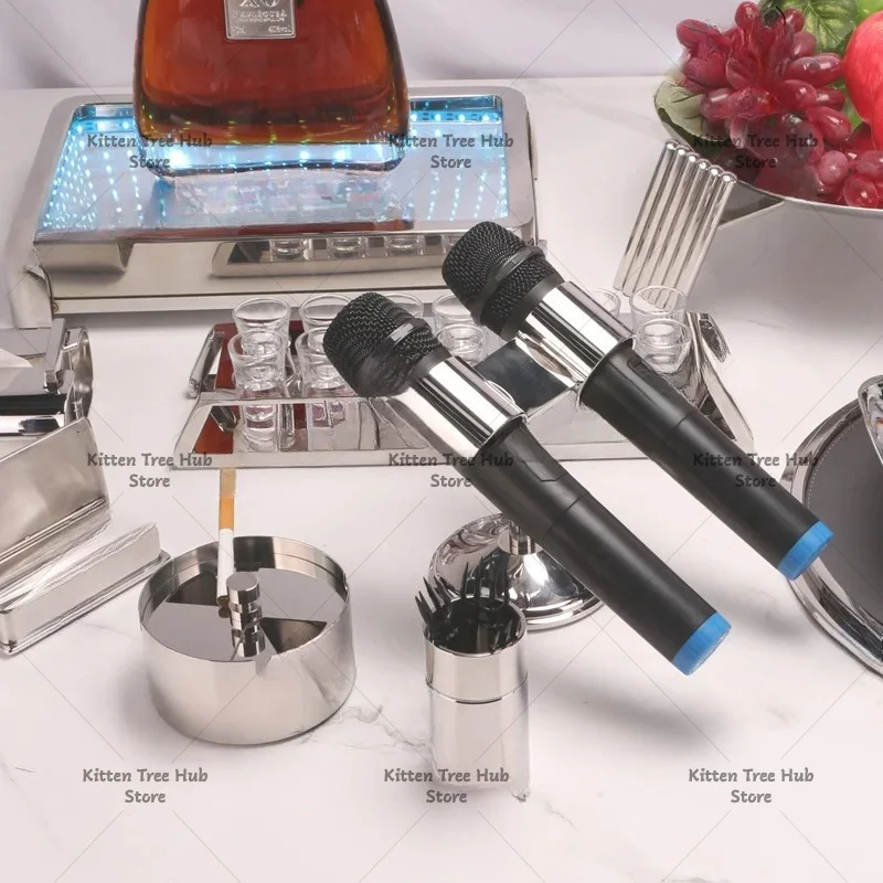 support-de-microphone-haut-de-gamme-pour-ktv-collection-de-supports-de-microphone-en-acier-inoxydable-fournitures-pour-la-mise-en-place-de-tables-de-discotheque-support-de-microphone