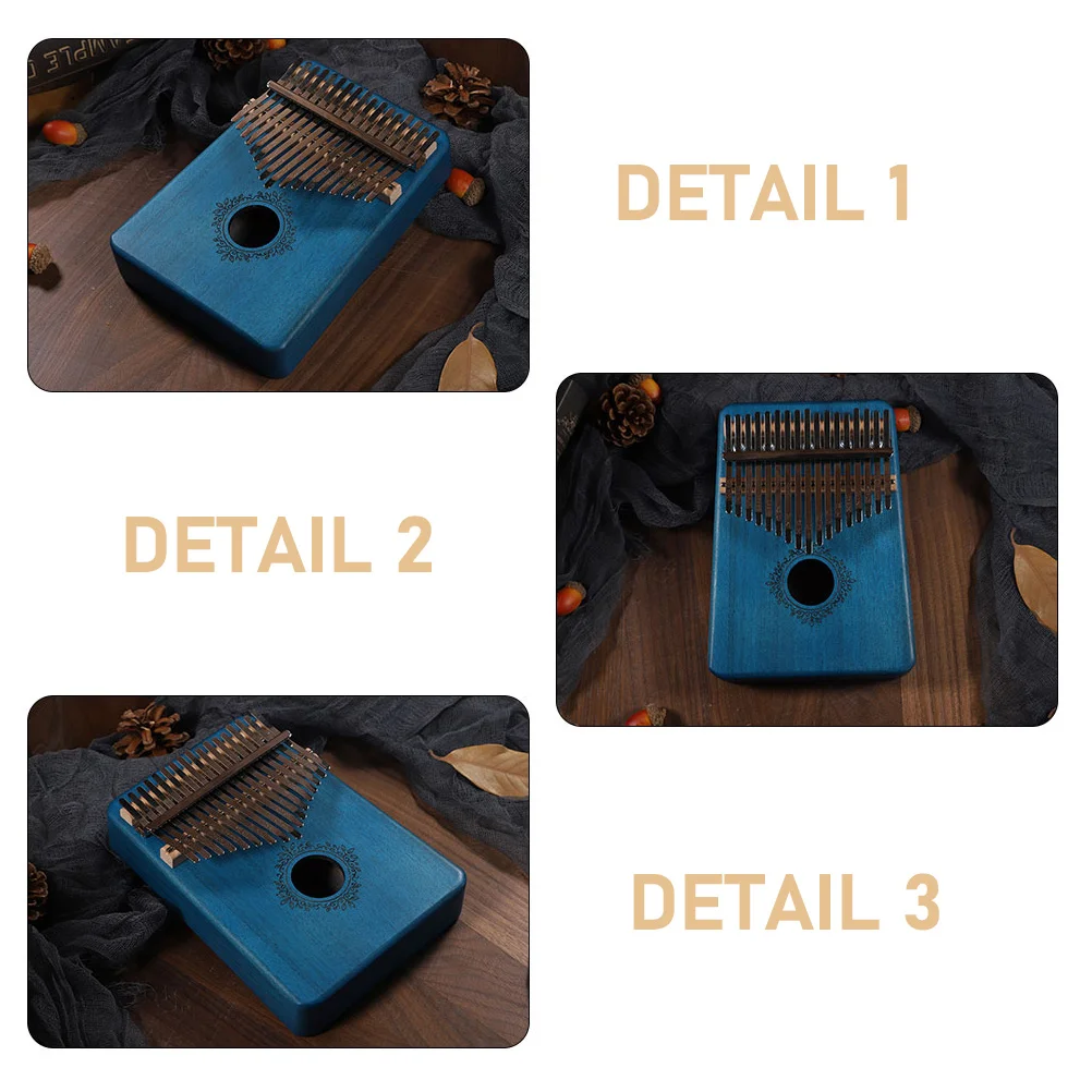 

Thumb Creative Finger Piano 17-tone Beginner Instrument Practical Keys Kalimba Gift Musical for