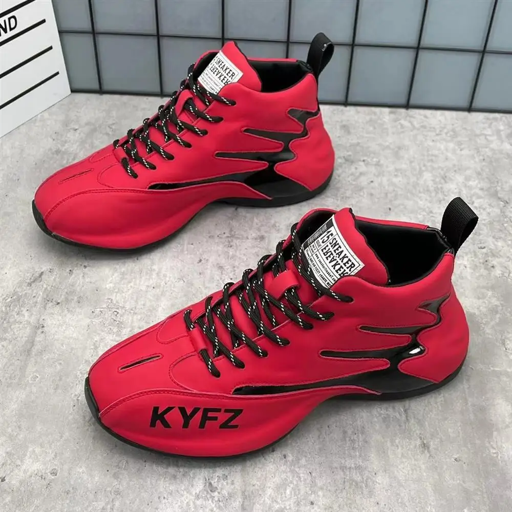 

Весенние универсальные модные повседневные туфли с высоким берцем, увеличивающие рост внутри, модные туфли для папы на мешовой подошве