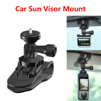 Sunnylife Multi-Functional Portable Car Sun Visor Clip Holder For Insta360 X5 Car Sun Visor Mount For Action Camera Accessories