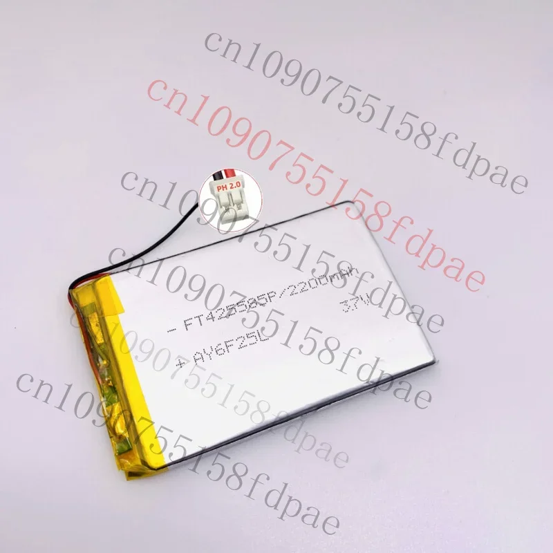 

Премиум 425585 3,7 В 2200 мАч полимерный аккумулятор Lipo MP4 MP5 GPS цифровой продукт электронная книга PH2.0