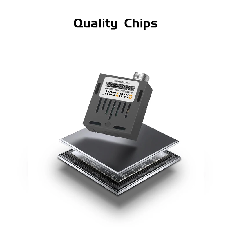GIANTECH 1X9 Optic Module BIDI 155M Single Fiber FC Interface TTL to Fiber Optical Module Terminal Equipment
